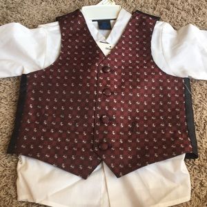 Baby vest and tie